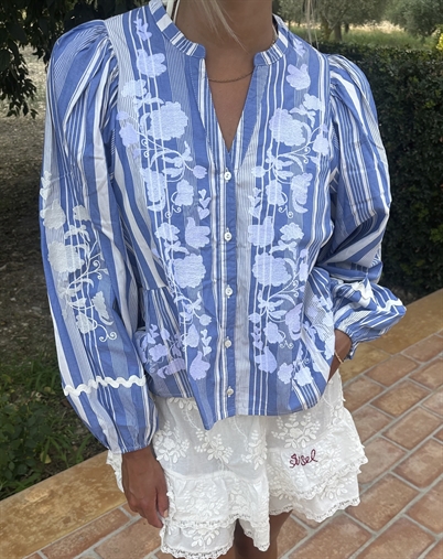 Sissel Edelbo - Juliane Top - Blue Stripes